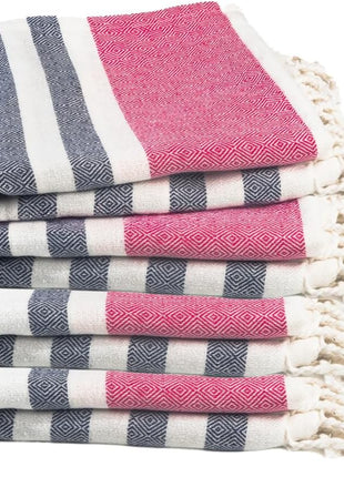 Cotton Turkish Beach Towel Towels Oversized 36"X72" Pool Absorbent Extra Large Quick Dry Sand Travel Towel (Beige, 4 Pack)