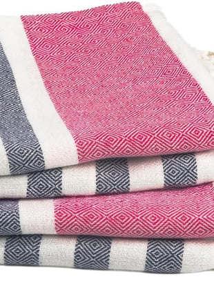 Cotton Turkish Beach Towel Towels Oversized 36"X72" Pool Absorbent Extra Large Quick Dry Sand Travel Towel (Beige, 4 Pack)