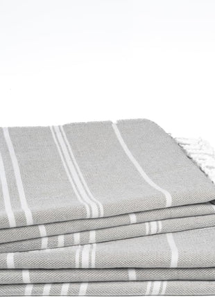 Cotton Turkish Beach Towel Towels Oversized 36"X72" Pool Absorbent Extra Large Quick Dry Sand Travel Towel (Beige, 4 Pack)
